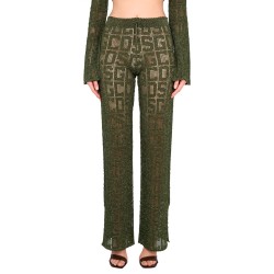 MONOGRAM MACRAME PANTS