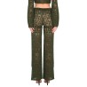 MONOGRAM MACRAME PANTS