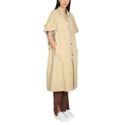 TRENCH COAT WITH CONTRASTING BACK