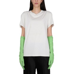 T-SHIRT WITH LOGO EMBROIDERY