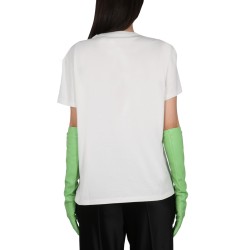 T-SHIRT WITH LOGO EMBROIDERY
