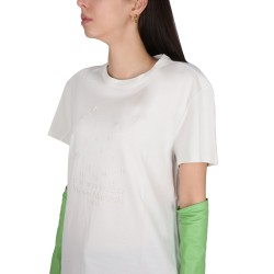 T-SHIRT WITH LOGO EMBROIDERY
