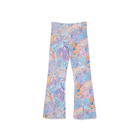 flare split cuffs trousers