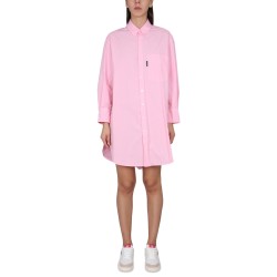 CHEMISIER DRESS WITH LOGO