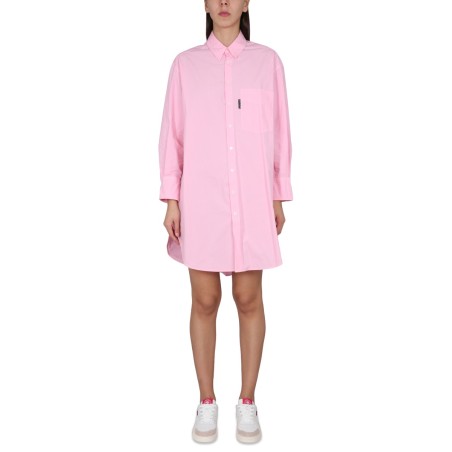 CHEMISIER DRESS WITH LOGO