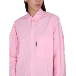 CHEMISIER DRESS WITH LOGO