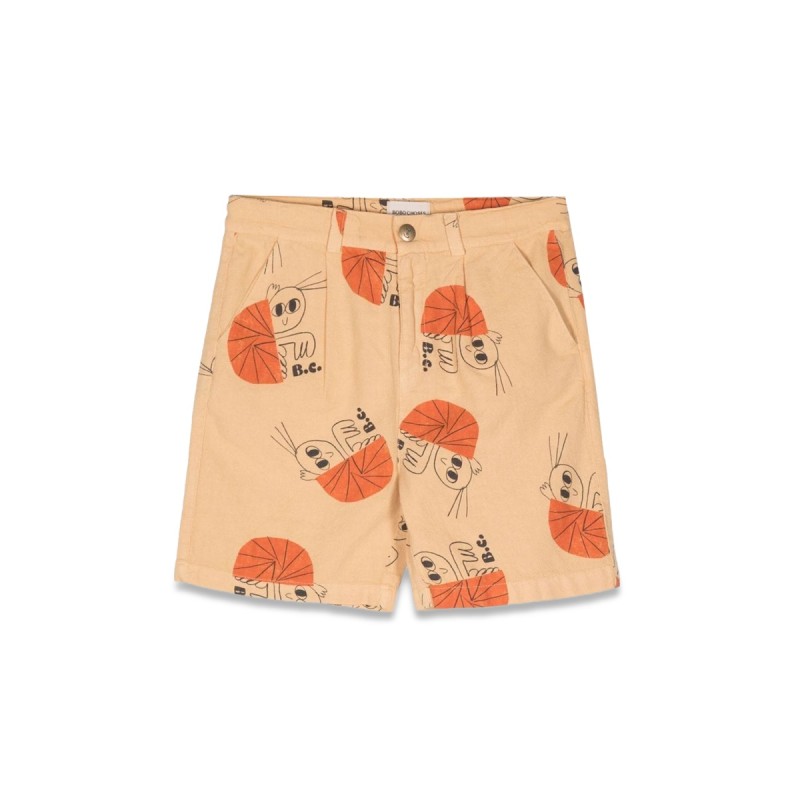 hermit crab all over woven bermuda shorts