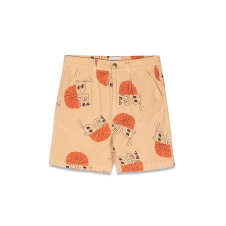 hermit crab all over woven bermuda shorts