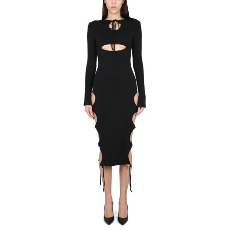 DRESS WITH CUT-OUT DETAILS