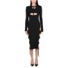 DRESS WITH CUT-OUT DETAILS