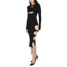 DRESS WITH CUT-OUT DETAILS
