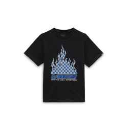 reflective checkerboard flame t-shirt