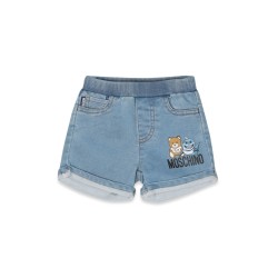 denim fleece shorts