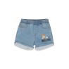 denim fleece shorts