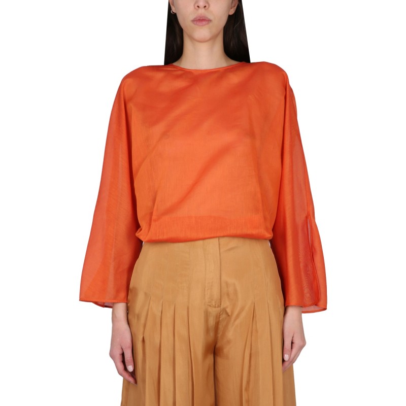 COTTON AND SILK SHIRT
