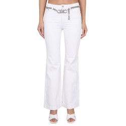 PANTS WITH LOGO BELT