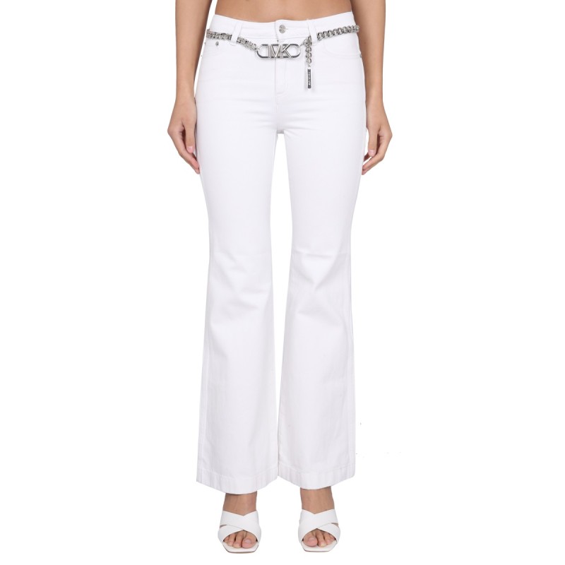 PANTS WITH LOGO BELT