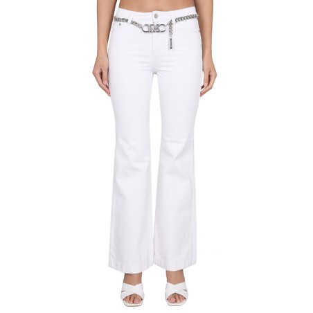 PANTS WITH LOGO BELT