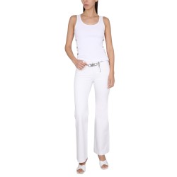 PANTS WITH LOGO BELT