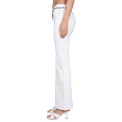 PANTS WITH LOGO BELT