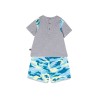 camou t-shirt and shorts set