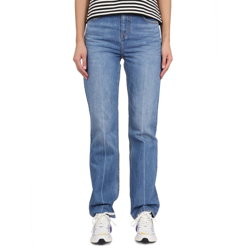 MEDIUM WAIST SLIM JEANS