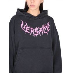 HOODED SWEATSHIRT WITH LOGO