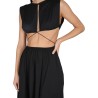 MIDI DRESS WITH CUT OUT DETAILS