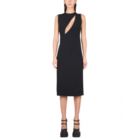 SLEEVELESS MIDI DRESS WITH CUTOUTS