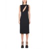 SLEEVELESS MIDI DRESS WITH CUTOUTS