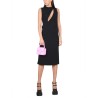 SLEEVELESS MIDI DRESS WITH CUTOUTS