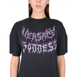 VERSACE GODDESS OVERSIZED T-SHIRT