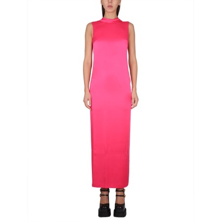 LONG DRESS WITH RING NECKLINE