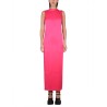 LONG DRESS WITH RING NECKLINE