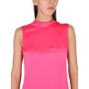 LONG DRESS WITH RING NECKLINE