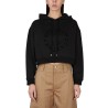CROPPED SWEATSHIRT WITH LOGO