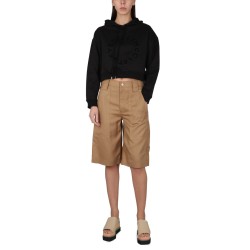 CROPPED SWEATSHIRT WITH LOGO