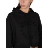 CROPPED SWEATSHIRT WITH LOGO