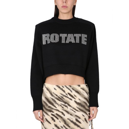 CROPPED SHIRT WITH LOGO