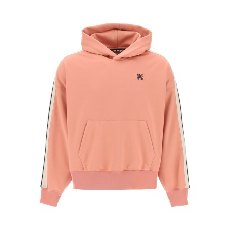 "track sweatshirt with contrasting bands