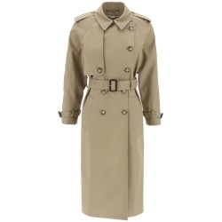 sustainable cotton double-breasted trench