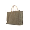 large raffia effect tote bag