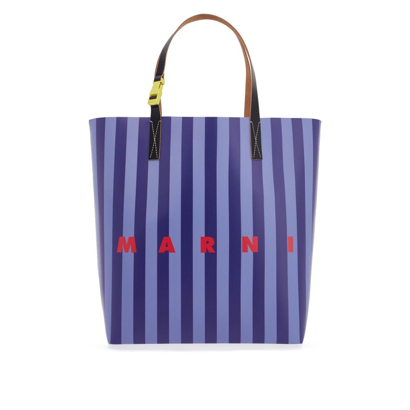 striped tribeca tote bag