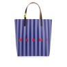 striped tribeca tote bag