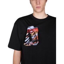 T-SHIRT WITH PRINTED DETAILS