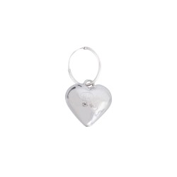 SMALL HEART SINGLE EARRINGS WITH R