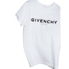 COMPACT COTTON JERSEY TEE SHIRT, GIVENCHY "SHADOW" PRINTED LOGO WITH FLOCK.