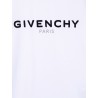 COMPACT COTTON JERSEY TEE SHIRT, GIVENCHY "SHADOW" PRINTED LOGO WITH FLOCK.