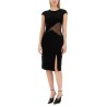 4G CREPE AND TULLE DRESS