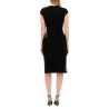 4G CREPE AND TULLE DRESS